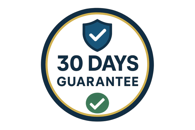 30 days guarantee